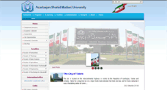Desktop Screenshot of en.azaruniv.ac.ir